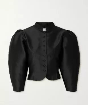 Amoako cropped Faille Jacket