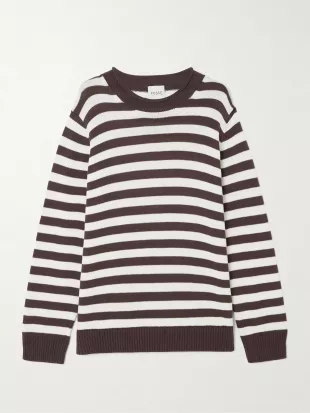 Lara Stripe Cotton Sweater