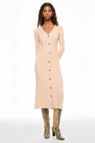 Button Up Cardigan Dress