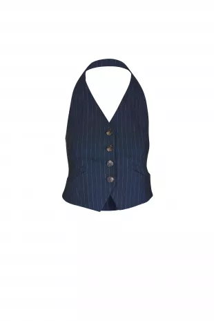 Benny Pinstripe Vest
