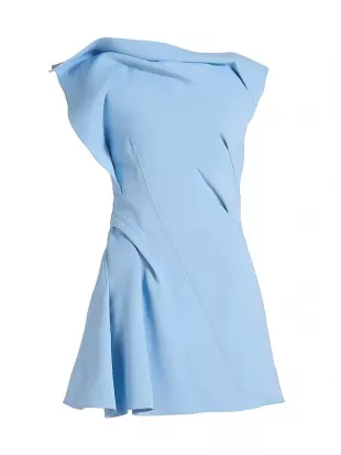 Borras Draped Minidress