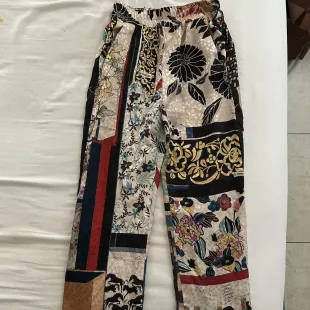 Woman Patchwork Trousers
