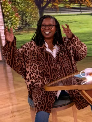 The View 2026 Whoopi Goldberg Leopard Print Shirt