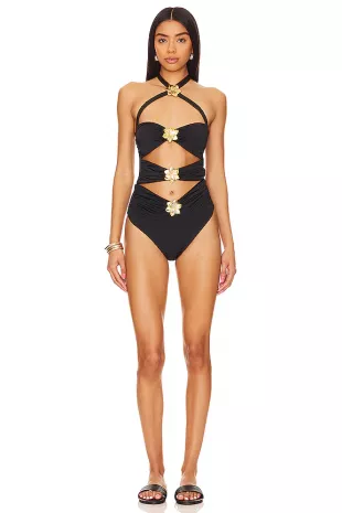 Diamond Cut Out One Piece