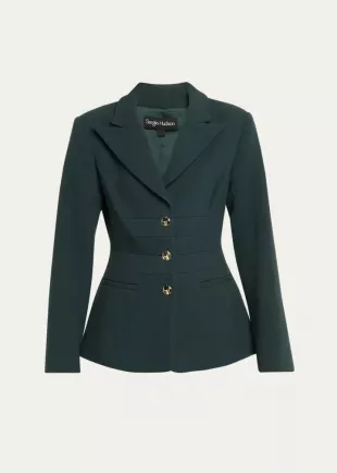 Waisted Single Breasted Blazer