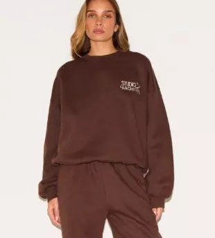 Studio Archives Embroidered Oversized Sweatshirt