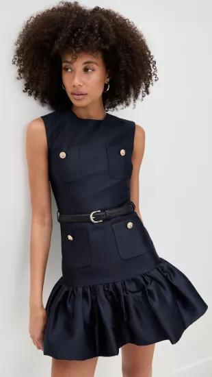 Taffeta Mini Dress