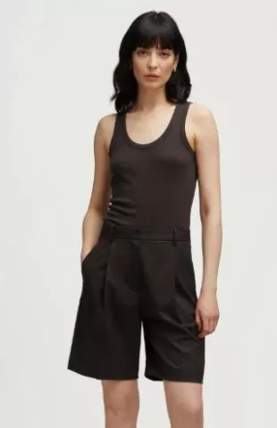 Pleated Shorts