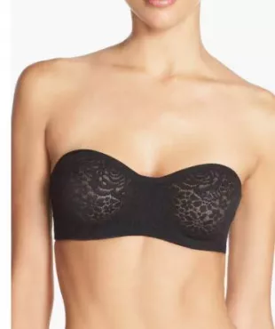 Halo Lace Underwire Strapless Bra