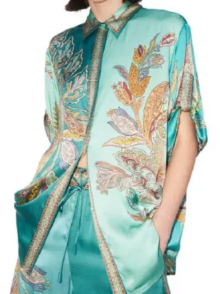 A Taste For Murder S01 Silk Satin Blouse