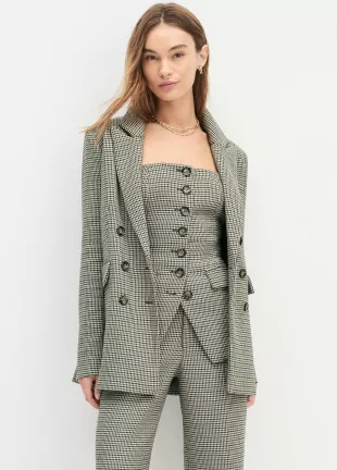 Blazer in Chesire Houndstooth by Favorite Daughter