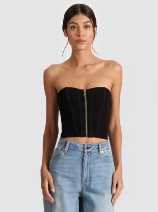 Tasha Zip Front Corset