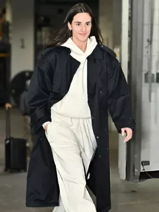 Caitlin Clark Indiana Fever v NY Liberty Black Coat