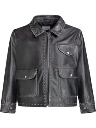 Off Campus 2026 Josh Heuston Leather Jacket