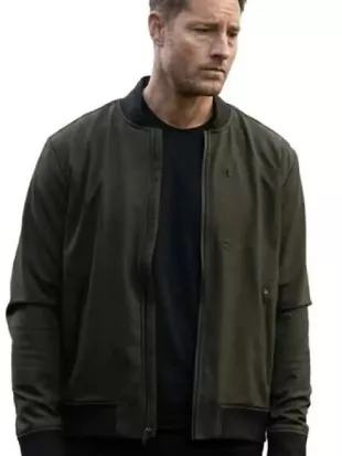 Justin Hartley Tracker S03 Bomber Jacket