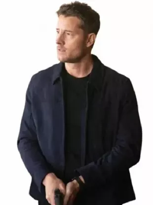 Justin Hartley Tracker S03 Suede Leather Jacket