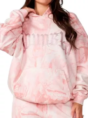 Love Island Beyond The Villa Hannah Fields Pink Hoodie