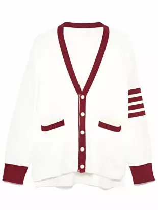 Imperfect Women S01 Joel Kinnaman White Cardigan