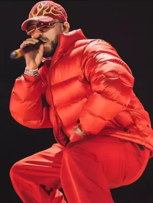 Colombia 2026 Ryan Castro Red Puffer Jacket