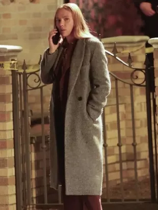 Scarlett Johansson The Exorcist Grey Coat