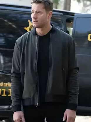 Justin Hartley Tracker S03 Bomber Jacket