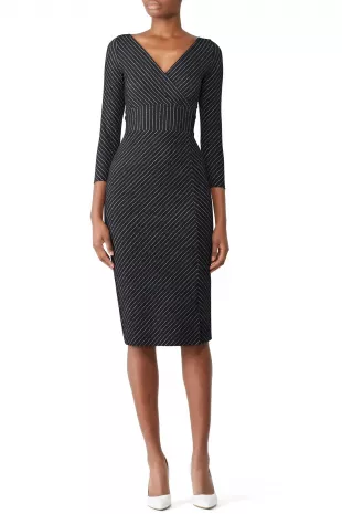 Pinstripe Iza Sheath