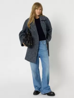 Gerard Darel Wide Mottled Coat