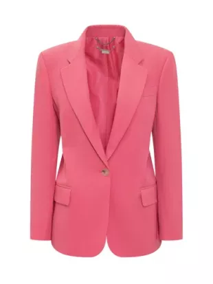 Wool Single Breasted Blazer