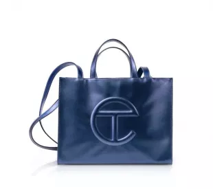 Unisex Cobalt Blue Shopping Bag