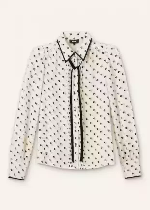 Straight Blouse and Tie