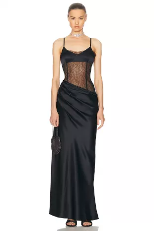 Dunya Draped Gown
