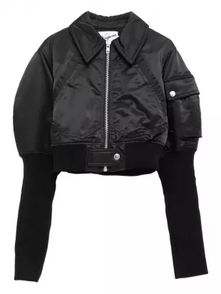 Satin Bomber Jacket