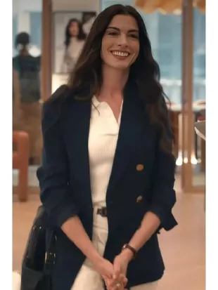 The Devil Wears Prada 2 Anne Hathaway Double-Breasted Blazer