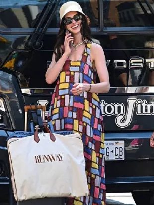 The Devil Wears Prada 2 Anne Hathaway Multi-color Long Dress