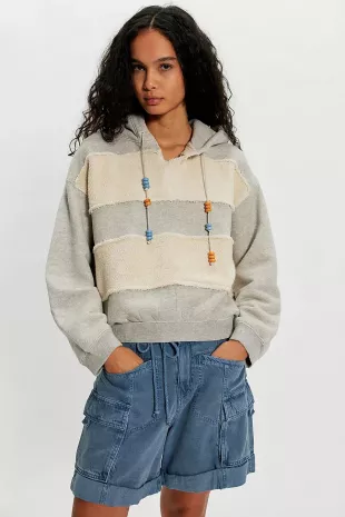 Camp Crush Crop Cotton Blend Hoodie