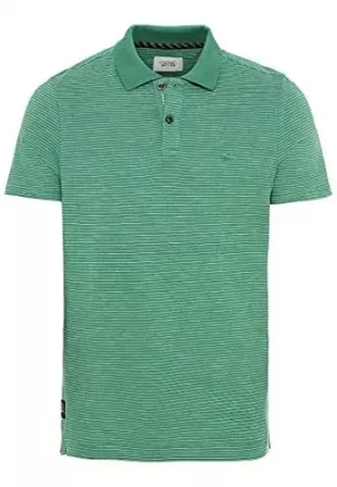 Men's Striped Classic Fit Deck Polo Shirt