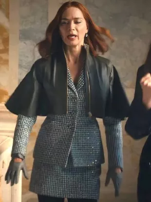 The Devil Wears Prada 2 Emily Blunt Capelet Jacket