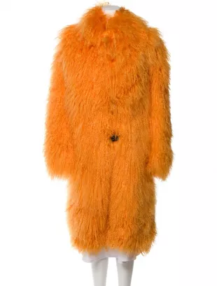 Faux Fur Lamb Coat