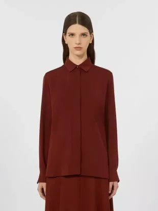 Pure Silk Charmeuse Shirt