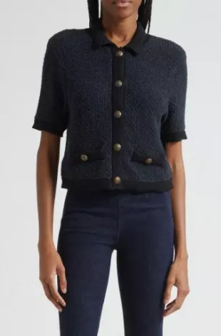 Marie Two Tone Cardigan
