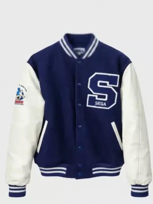 Michael Jackson Sega Blue Varsity Jacket