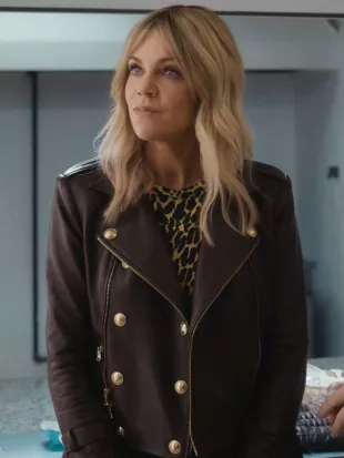 Kaitlin Olson Hacks Leather Jacket
