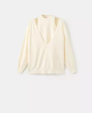Oversized Combined Sweater