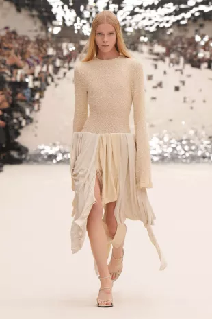 S/S 2024 Cream Knit Dress