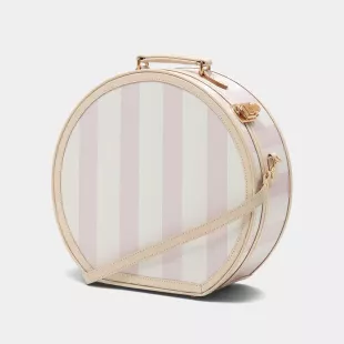 Pink Stripe Hatbox
