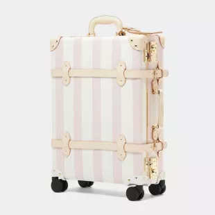 The Illustrator Pink Stripe Luggage