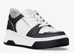 Lexi Mixed-Media Sneaker