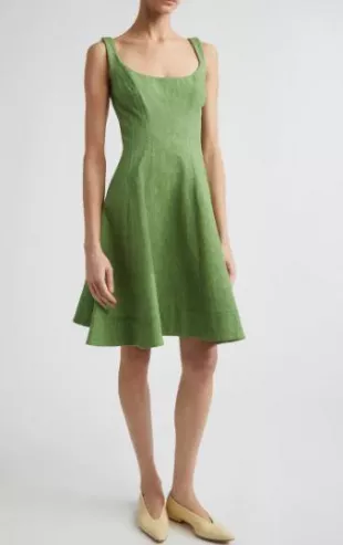 Stretch Denim Princess Seam Dress