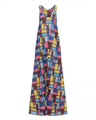 The Devil Wears Prada 2 Anne Hathaway Multicolor Long Dress