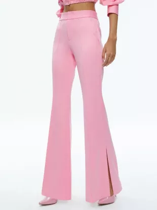 Danette Mid-Rise Flare Trousers